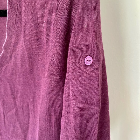 NWOT Woolrich Purple Knit Sweater - Picture 4 of 6